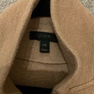 Camel Jcrew Sweater Cardigan.